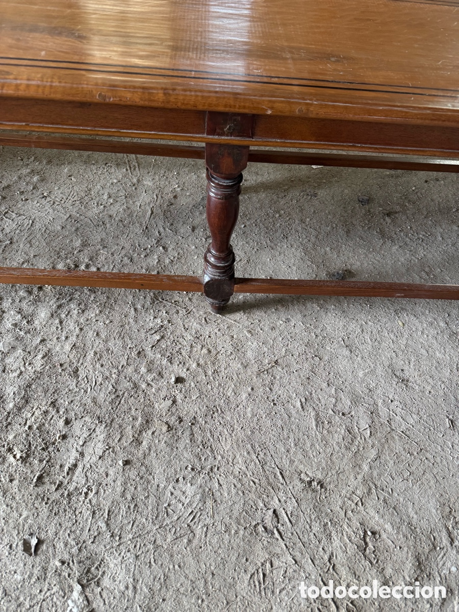 Vintage: Mesa baja en madera maciza - Foto 9