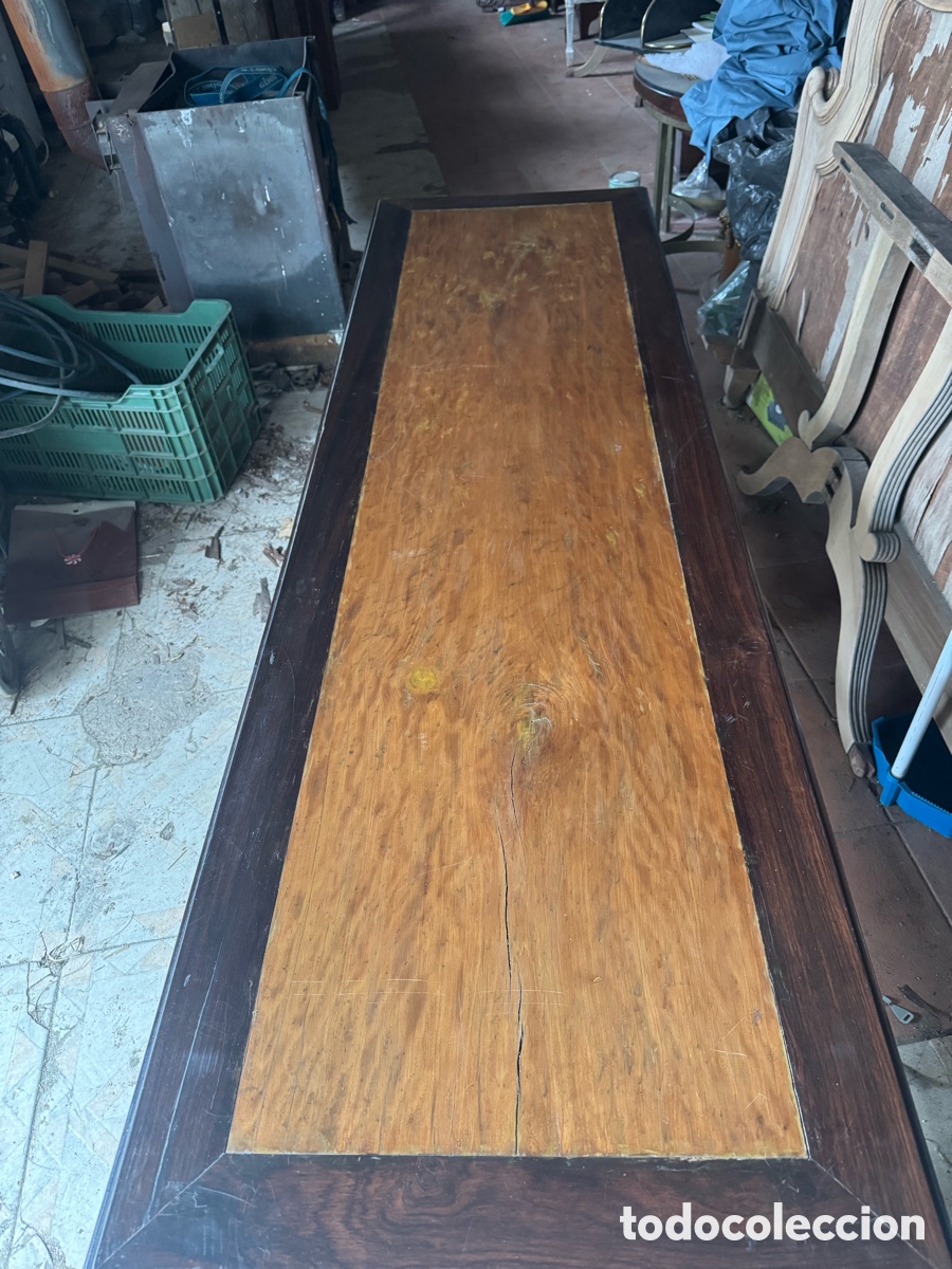 Vintage: Mesa baja en madera maciza - Foto 5