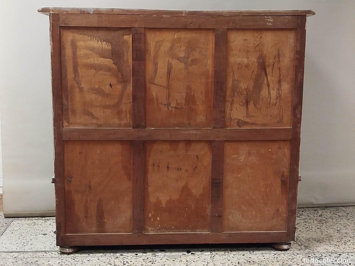 Vintage: ALACENA VINTAGE DE MADERA PINTADA - Foto 23