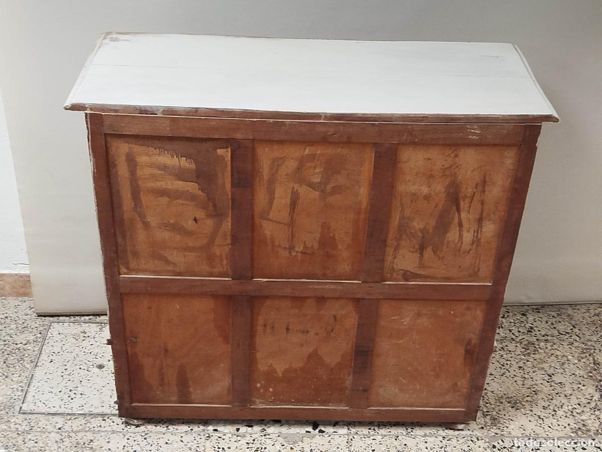 Vintage: ALACENA VINTAGE DE MADERA PINTADA - Foto 24