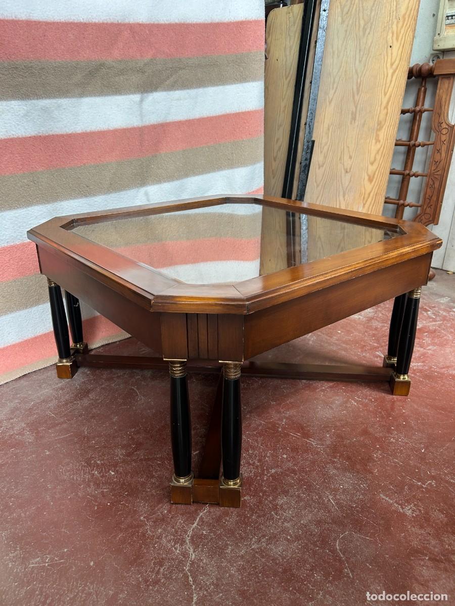 Vintage: Mesa auxiliar estilo Imperio - Foto 3