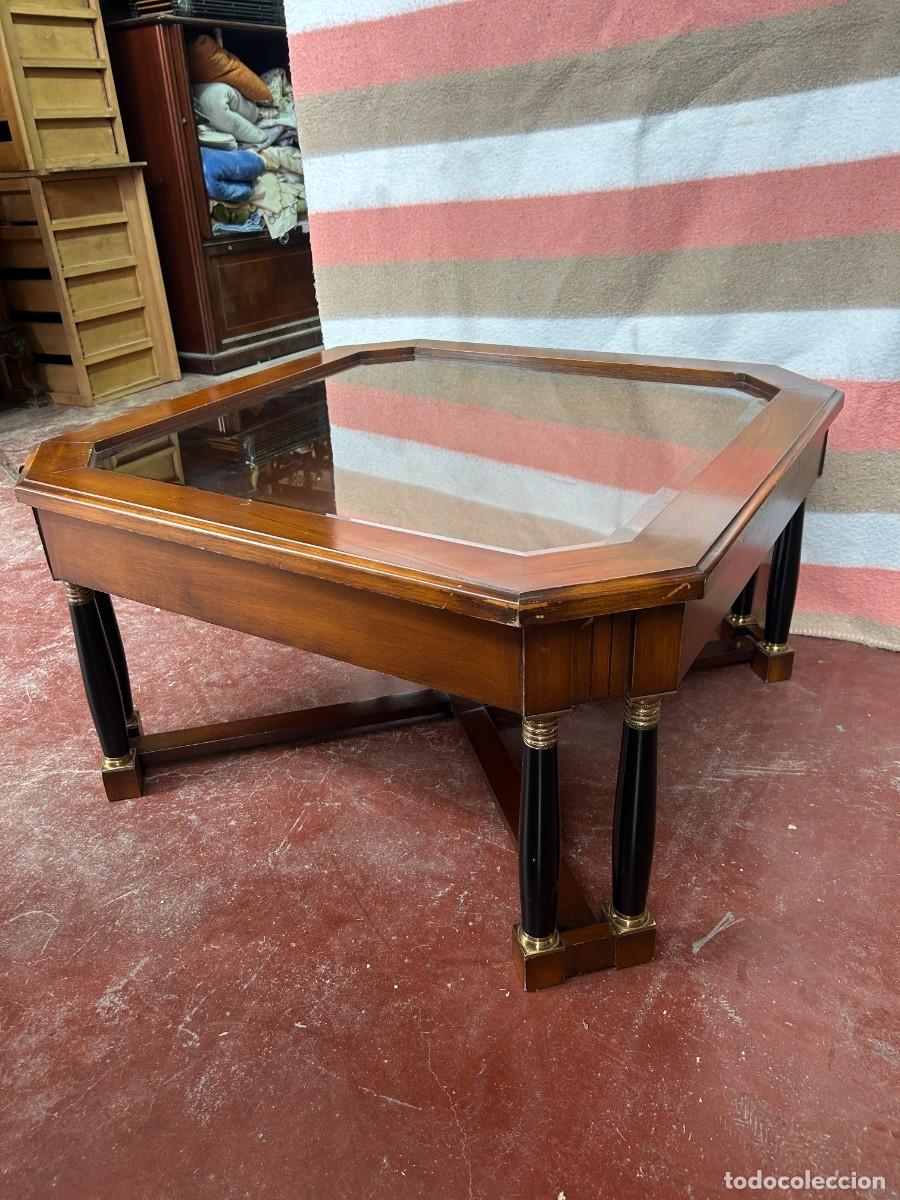 Vintage: Mesa auxiliar estilo Imperio - Foto 4
