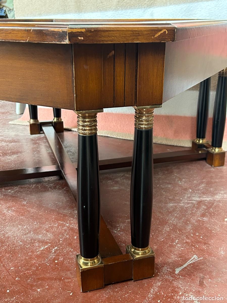 Vintage: Mesa auxiliar estilo Imperio - Foto 5