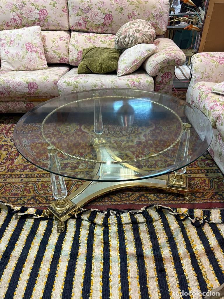 Vintage: MESA DE CENTRO DE CRISTAL - Foto 3