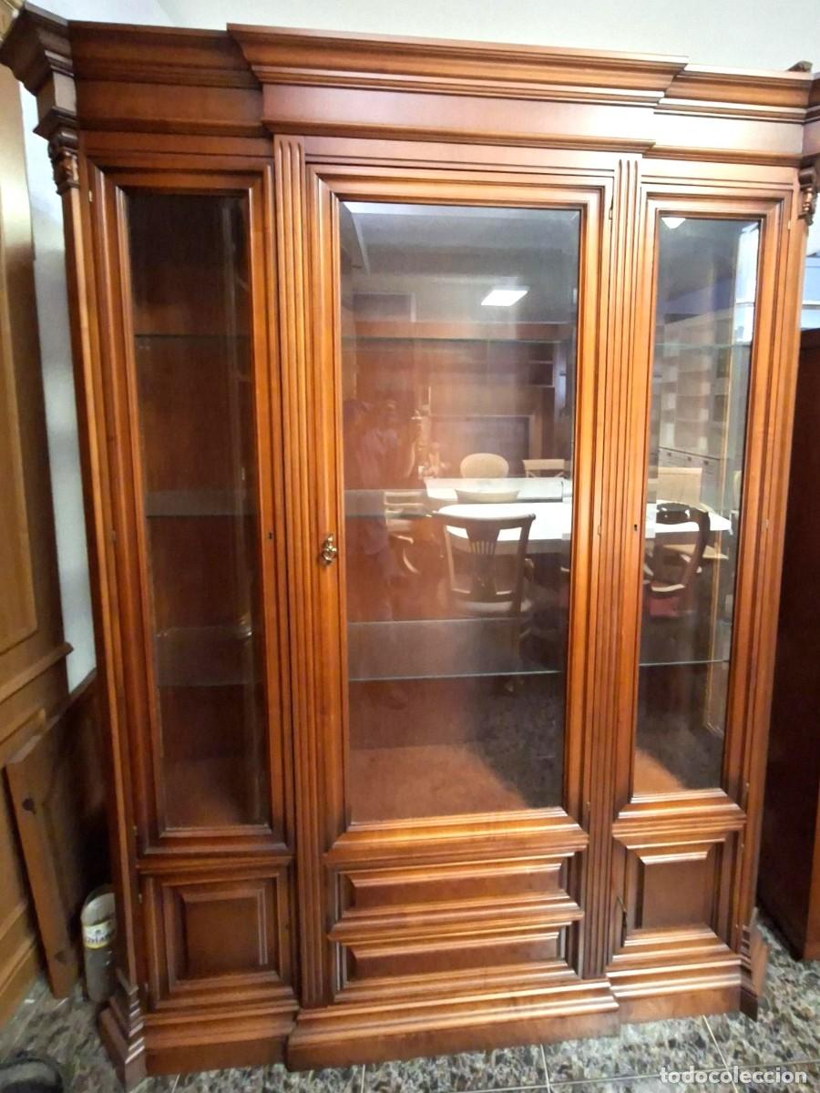 Vintage: VITRINA CEREZO 3 CUERPOS 175 X 40 X 212 black friday 2020