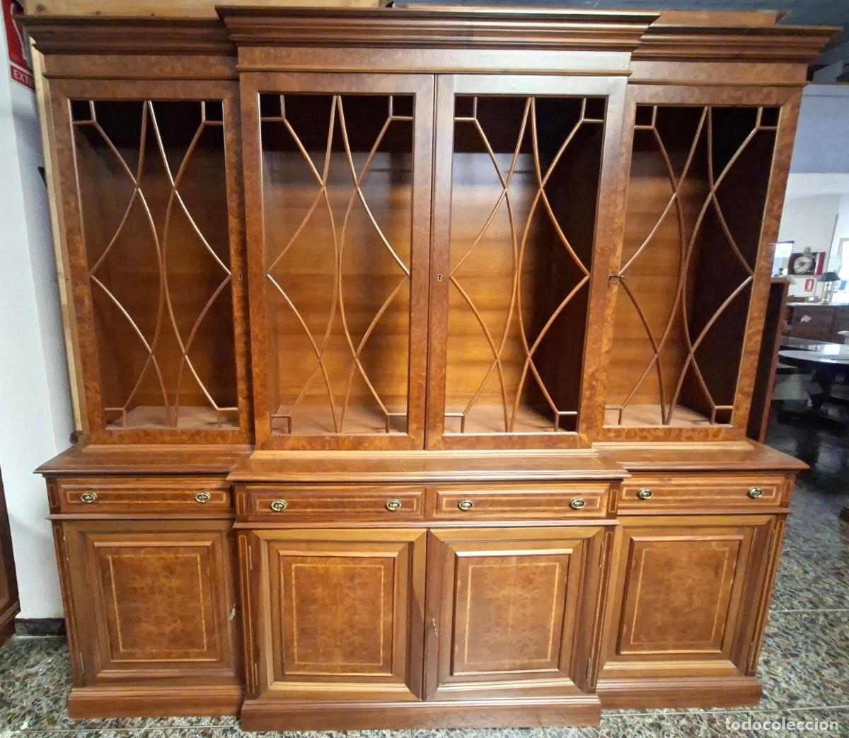 Vintage: VITRINA RAIZ CELOSIAS MEDIDAS 220 X 45 X 200