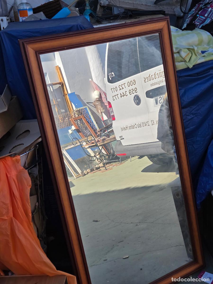 Vintage: espejo grande de madera - Foto 1