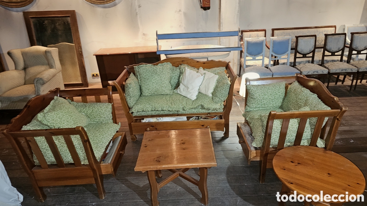 Vintage: Tresillo casa campo... - Foto 1