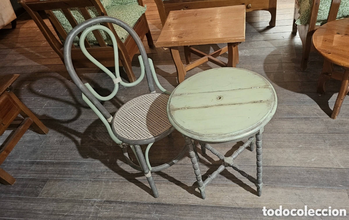 Vintage: Mesa -silla costurero antigua - Foto 1