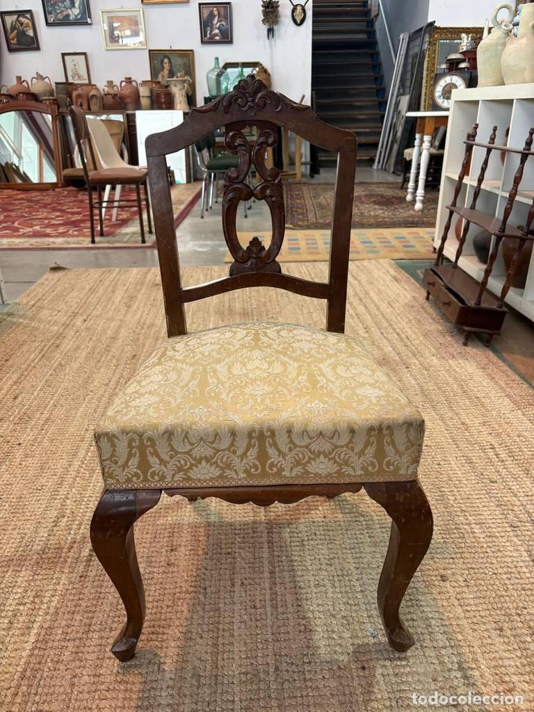 Vintage: SILLA CL&Aacute;SICA DE MADERA - Foto 2