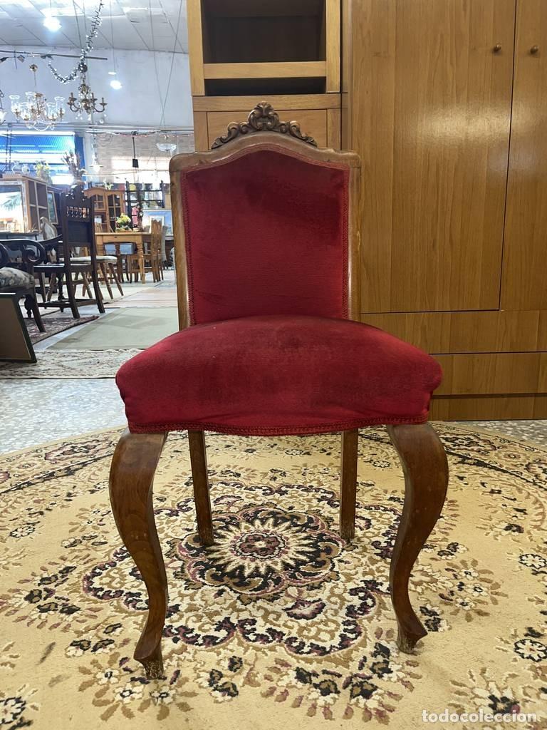 Vintage: SILLA CL&Aacute;SICA DE MADERA - Foto 2