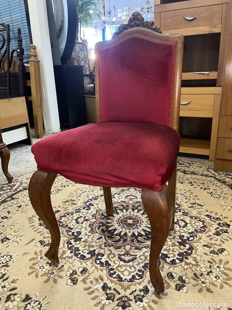 Vintage: SILLA CL&Aacute;SICA DE MADERA - Foto 4