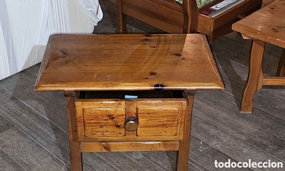 Vintage: Mesa tocinera de campo - Foto 2