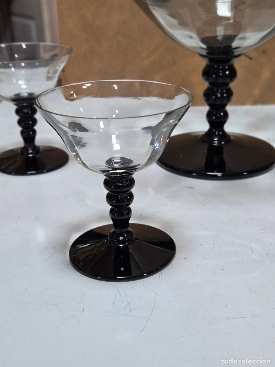 Vintage: ponchero y copas de cristal - Foto 3
