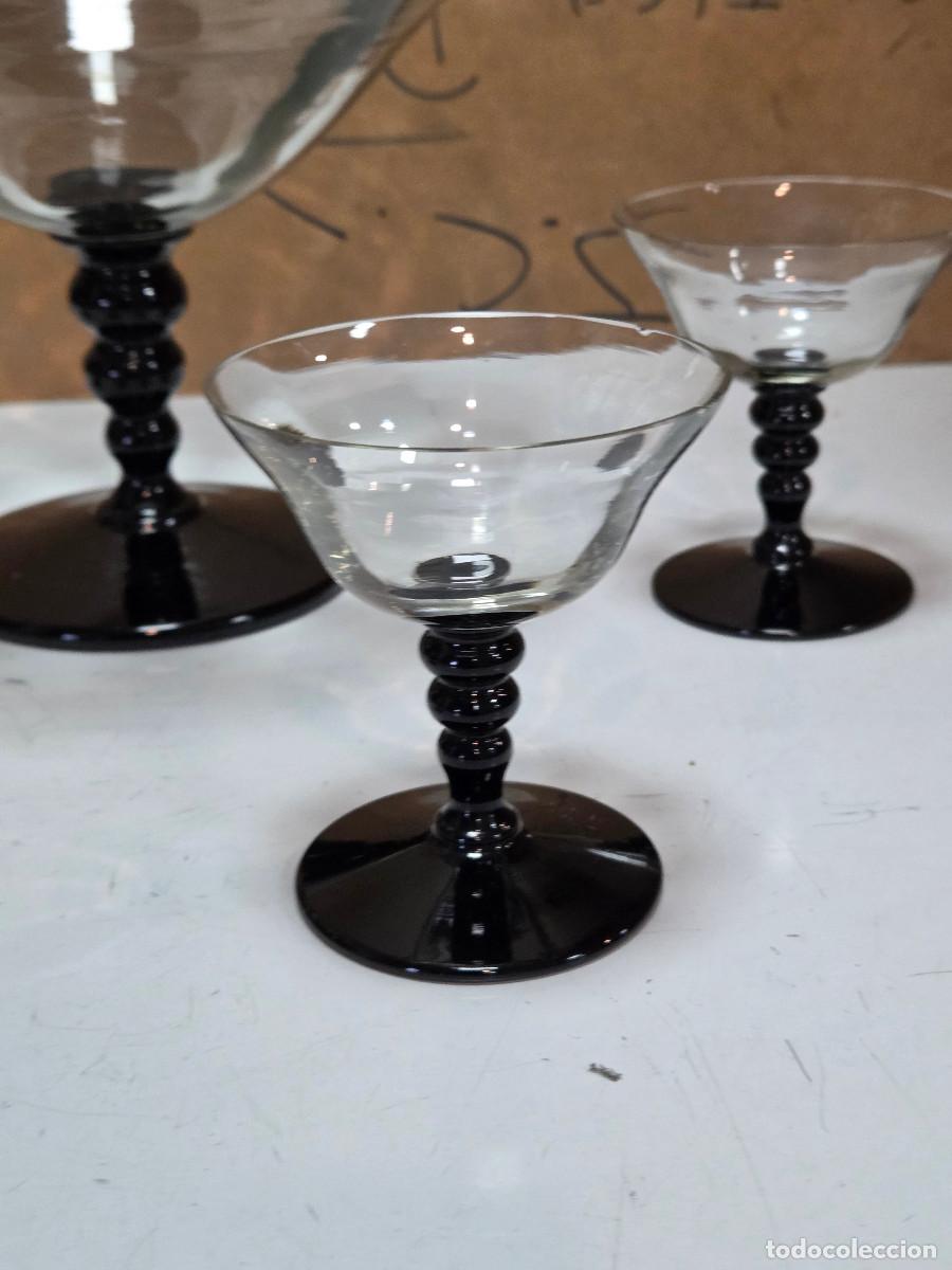 Vintage: ponchero y copas de cristal - Foto 4
