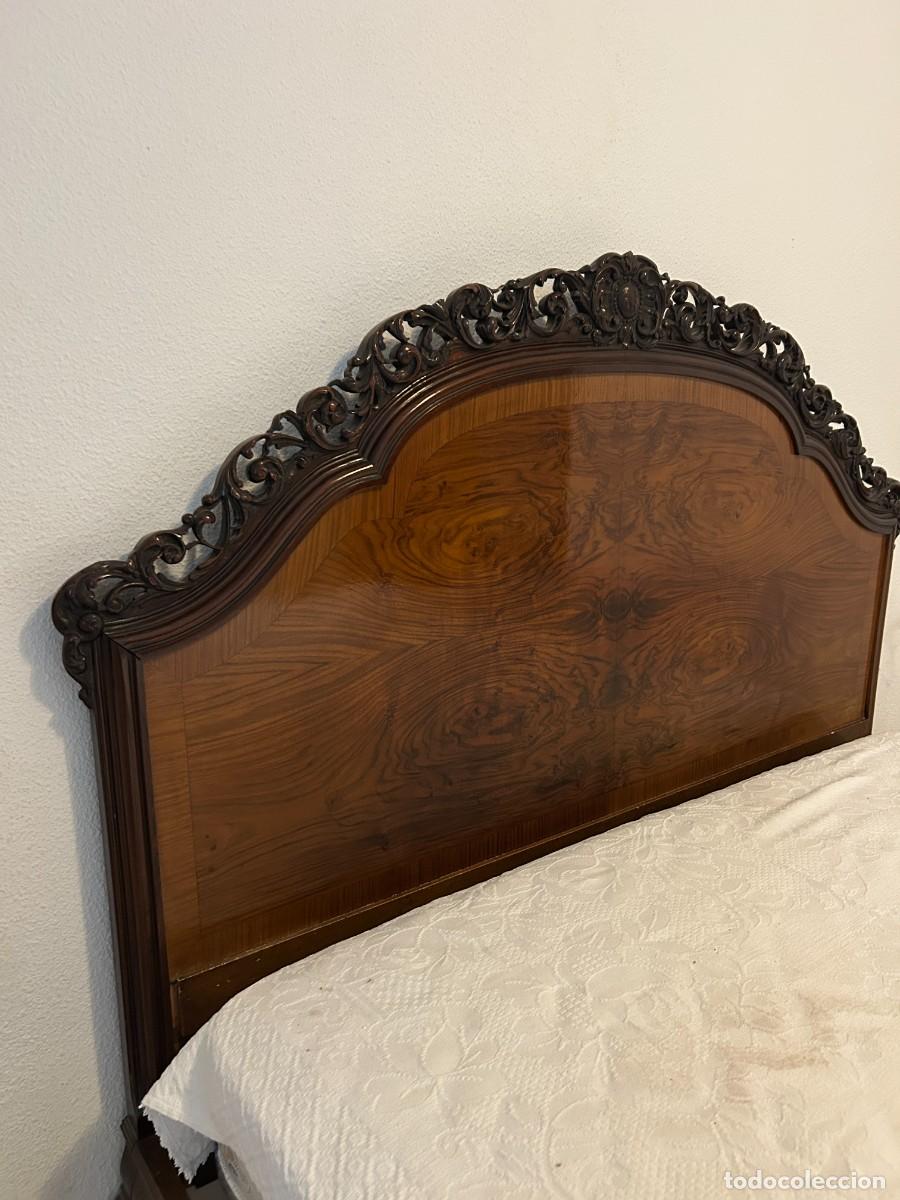 Vintage: Cama completa tallada - Foto 2