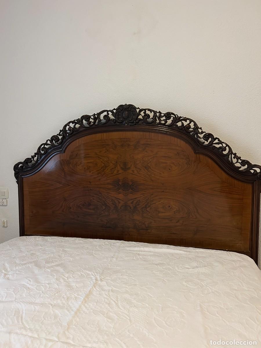 Vintage: Cama completa tallada - Foto 7