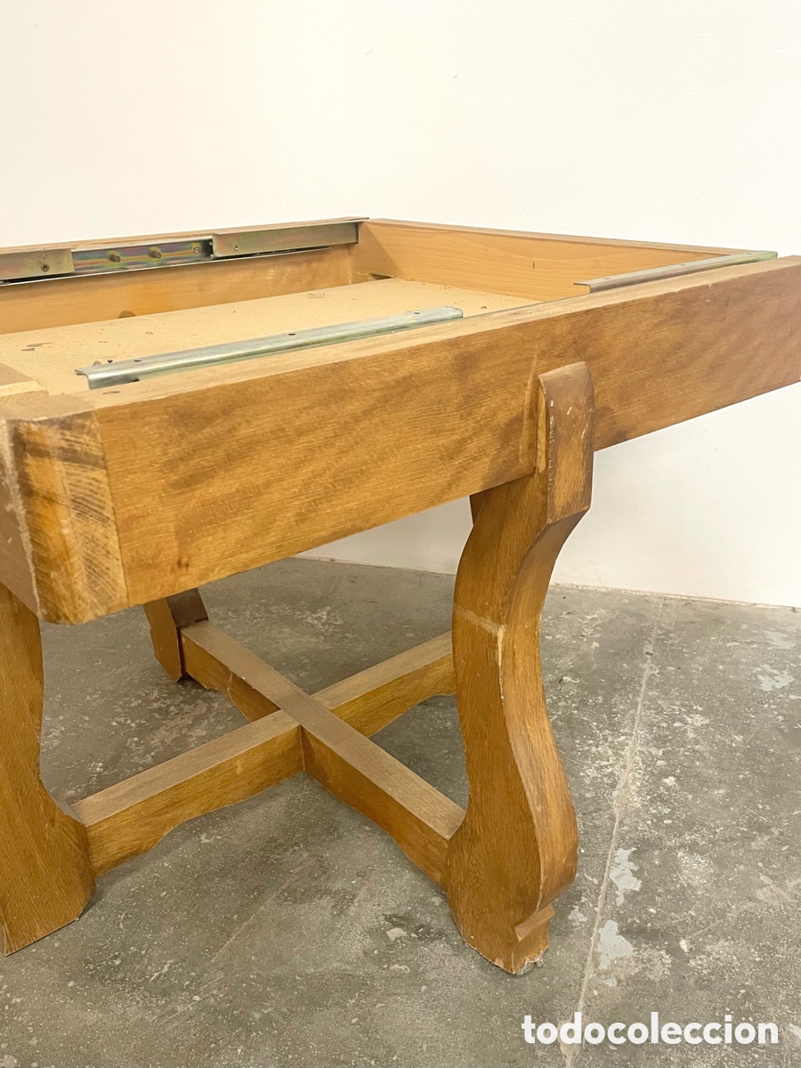 Vintage: Estructura base de mesa de madera maciza - Foto 2