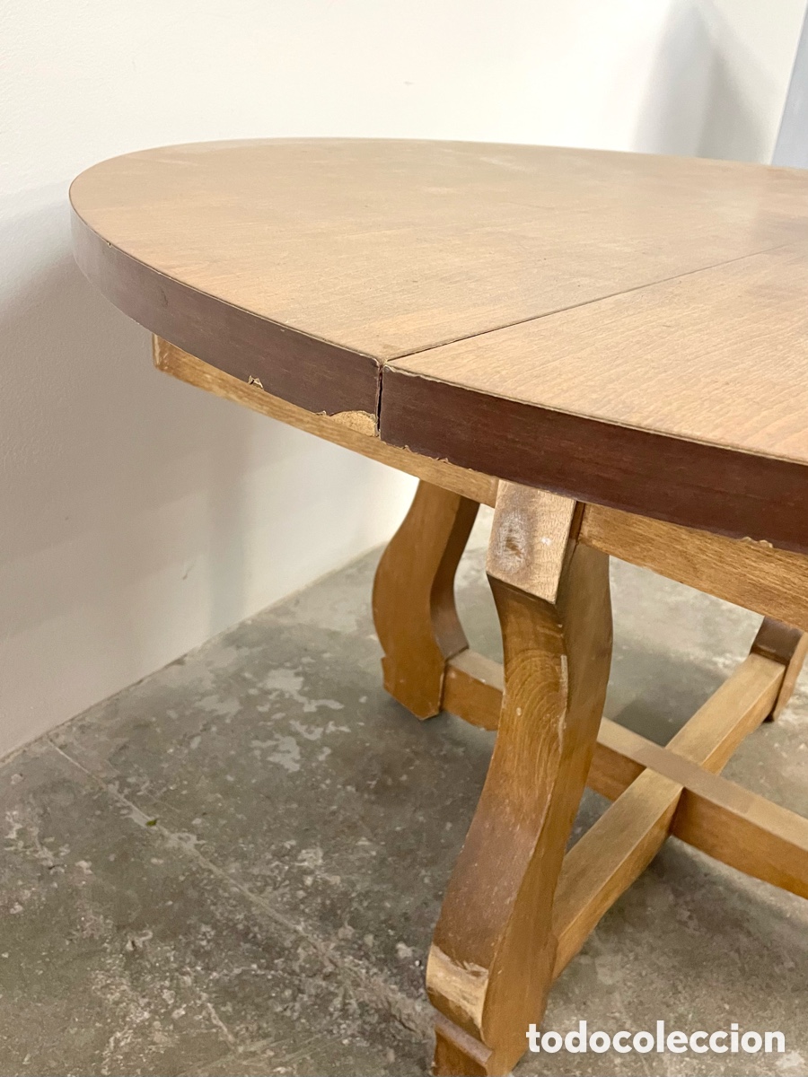 Vintage: Estructura base de mesa de madera maciza - Foto 8