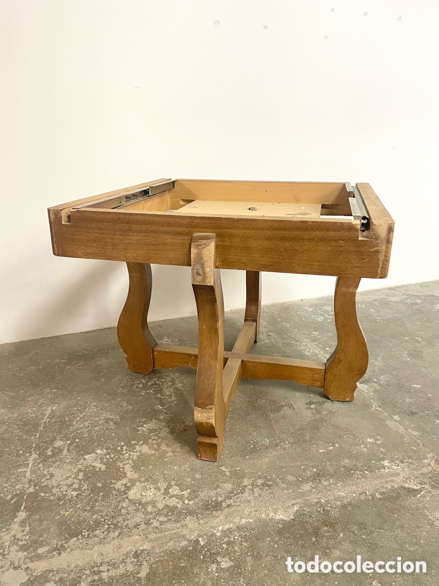 Vintage: Estructura base de mesa de madera maciza - Foto 1