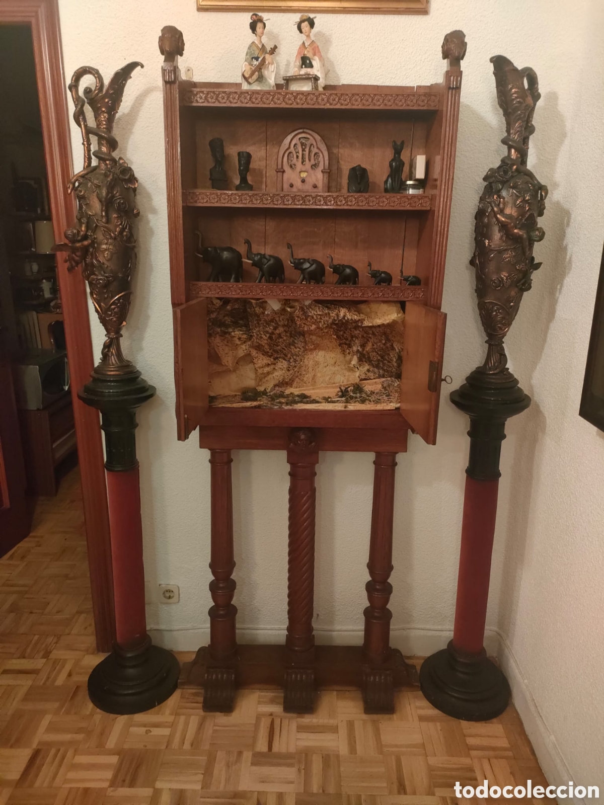 Vintage: MUEBLE CASTELLANO ANTIGUO. - Foto 2