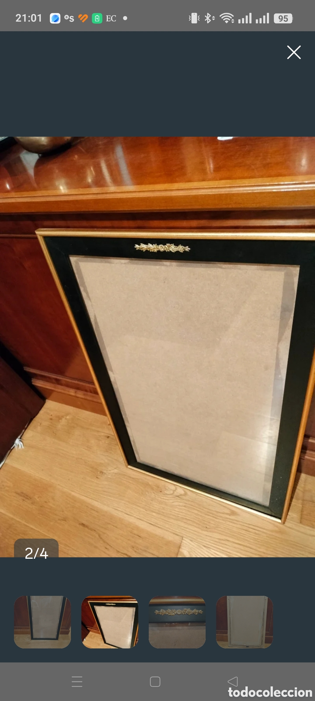 Vintage: Marco. Enmarcaci&oacute;n en madera - Foto 3
