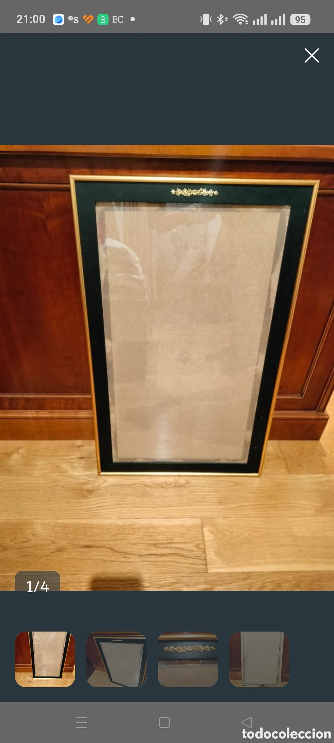 Vintage: Marco. Enmarcaci&oacute;n en madera