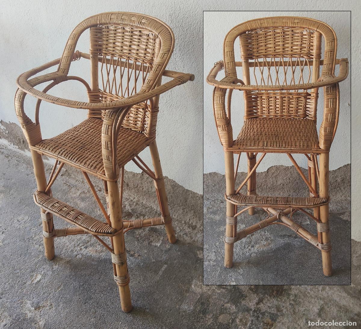 Vintage: Trona Mimbre Infantil - vintage - ver foto