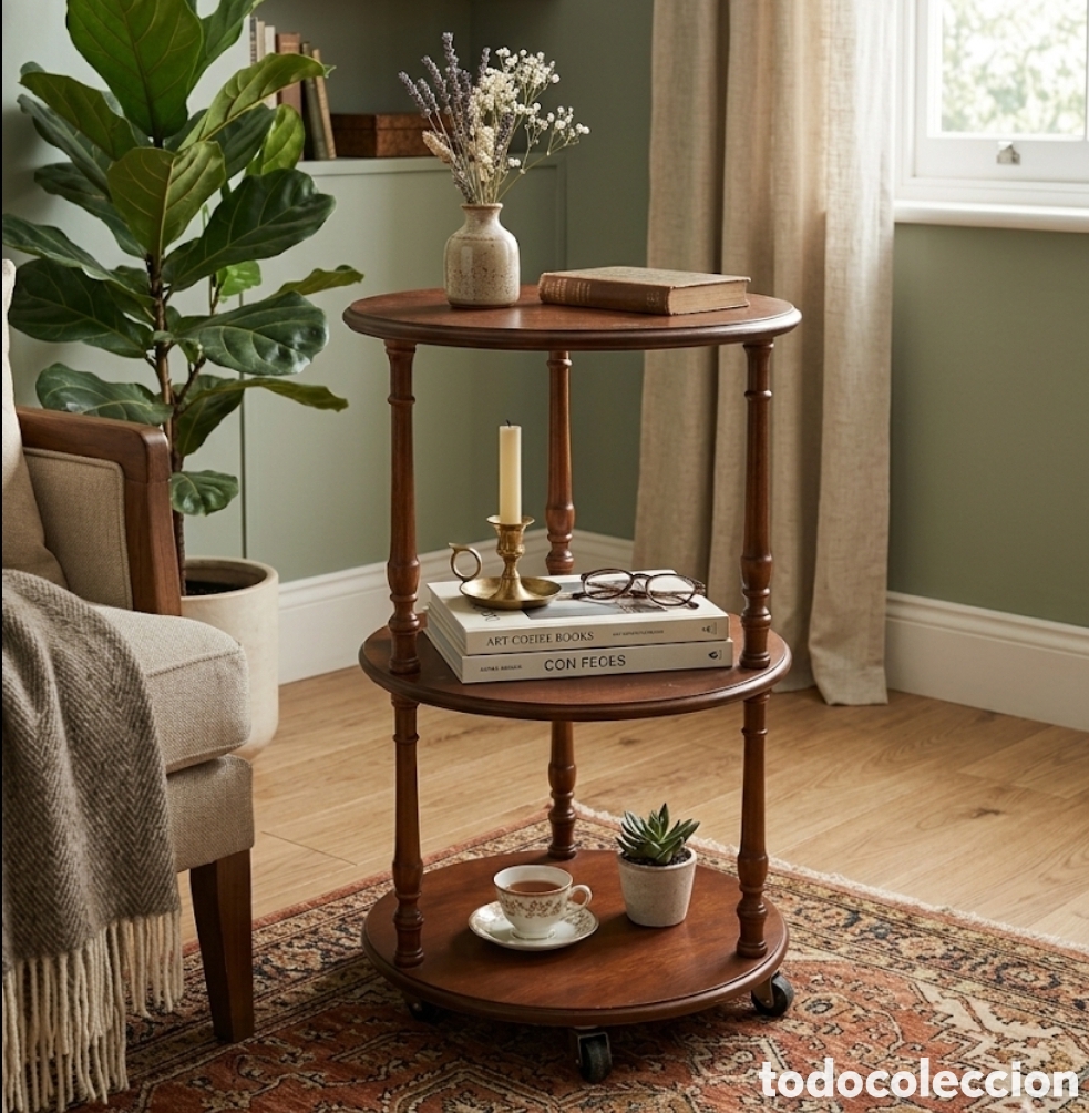 Vintage: Auxiliar vintage de tres niveles &ndash; Estado impecable