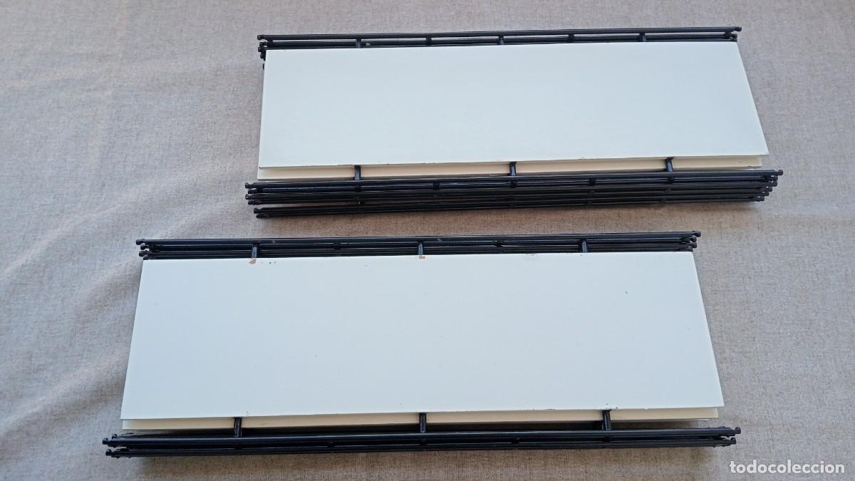 Vintage: 10 M&Oacute;DULOS DE ESTANTER&Iacute;AS BLANCAS MULTISTRUX DE MULTIMUEBLE