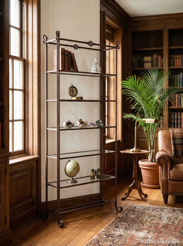 Vintage: ESTANTER&Iacute;A DE FORJA.