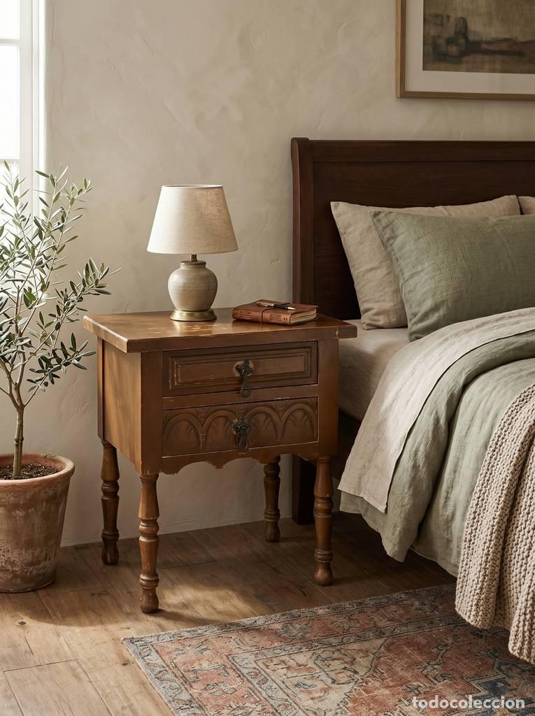 Vintage: MESITA DE NOCHE CASTELLANA