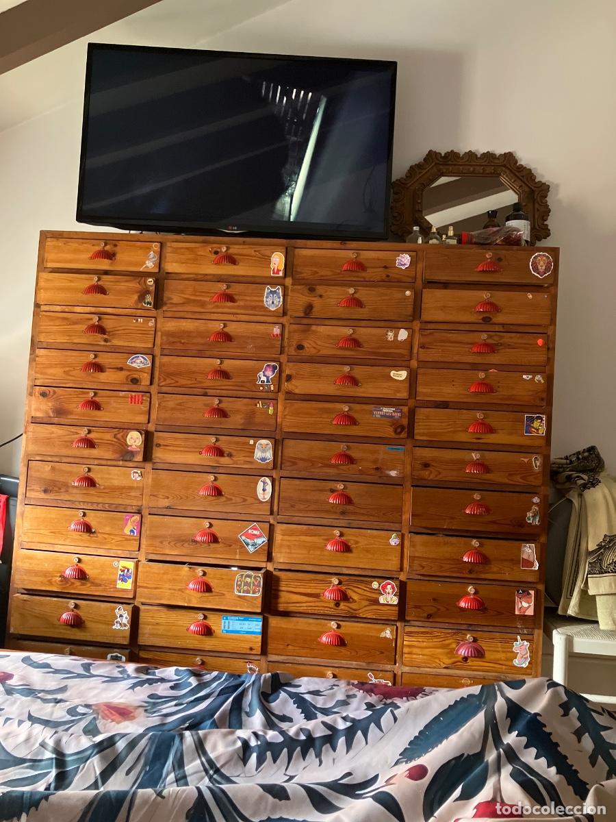 Vintage: Mueble antiguo mercer&iacute;a