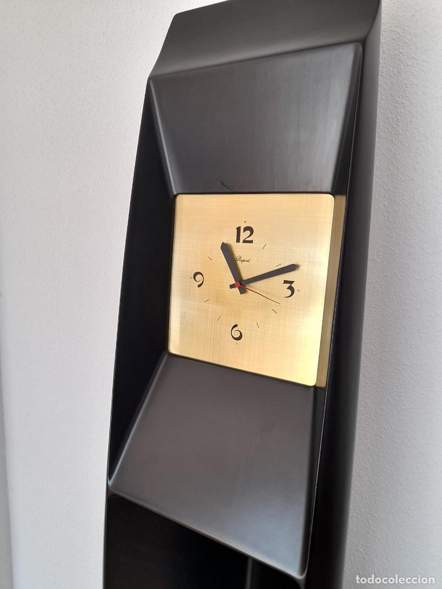 Vintage: Gran estanter&iacute;a esquina pl&aacute;stico dise&ntilde;o vintage ICODUR con reloj Dupont SOLO RECOGER 190 cm alto
