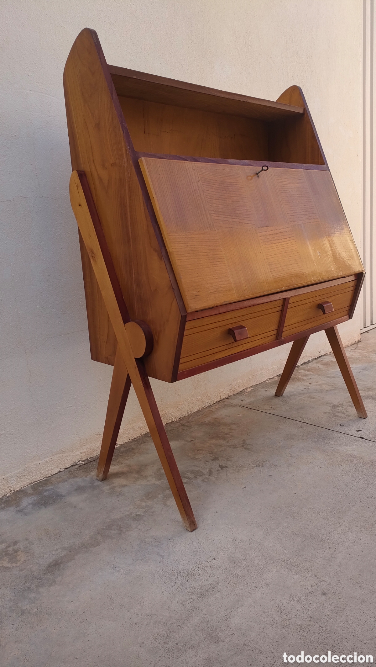Vintage: Mueble secreter vintage de los a&ntilde;os 50 estilo N&oacute;rdico Escandinavo