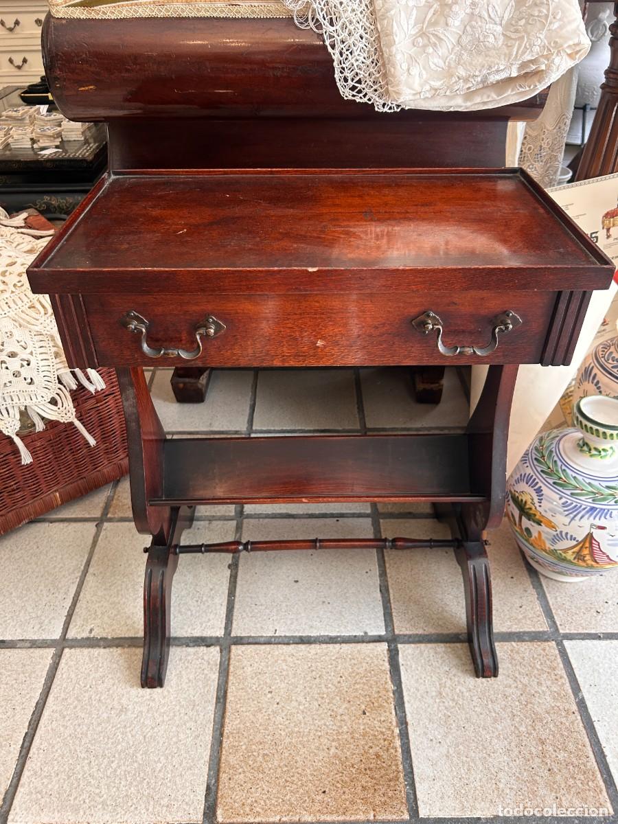Vintage: Mesita auxiliar de madera - Foto 2