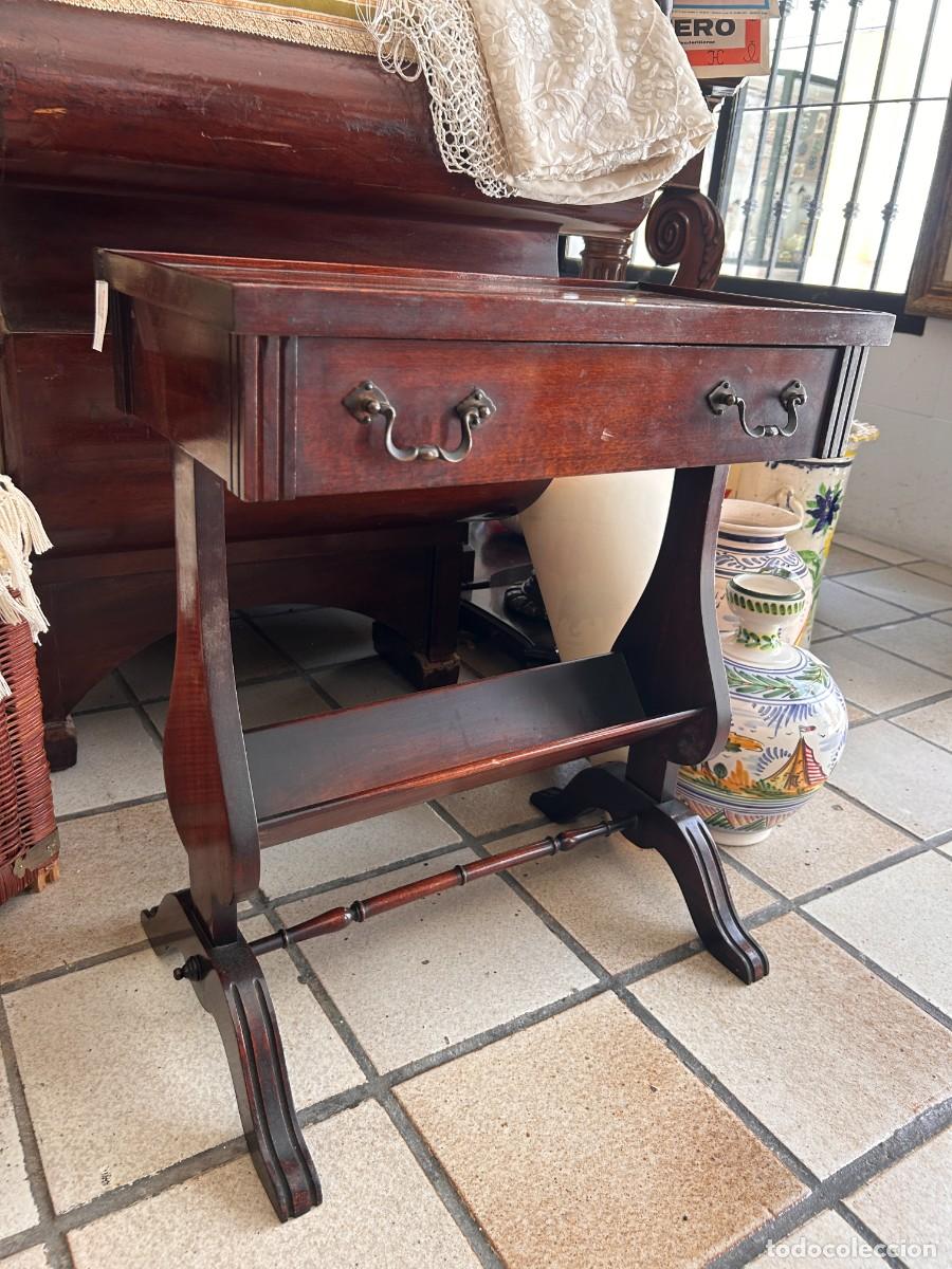 Vintage: Mesita auxiliar de madera - Foto 4