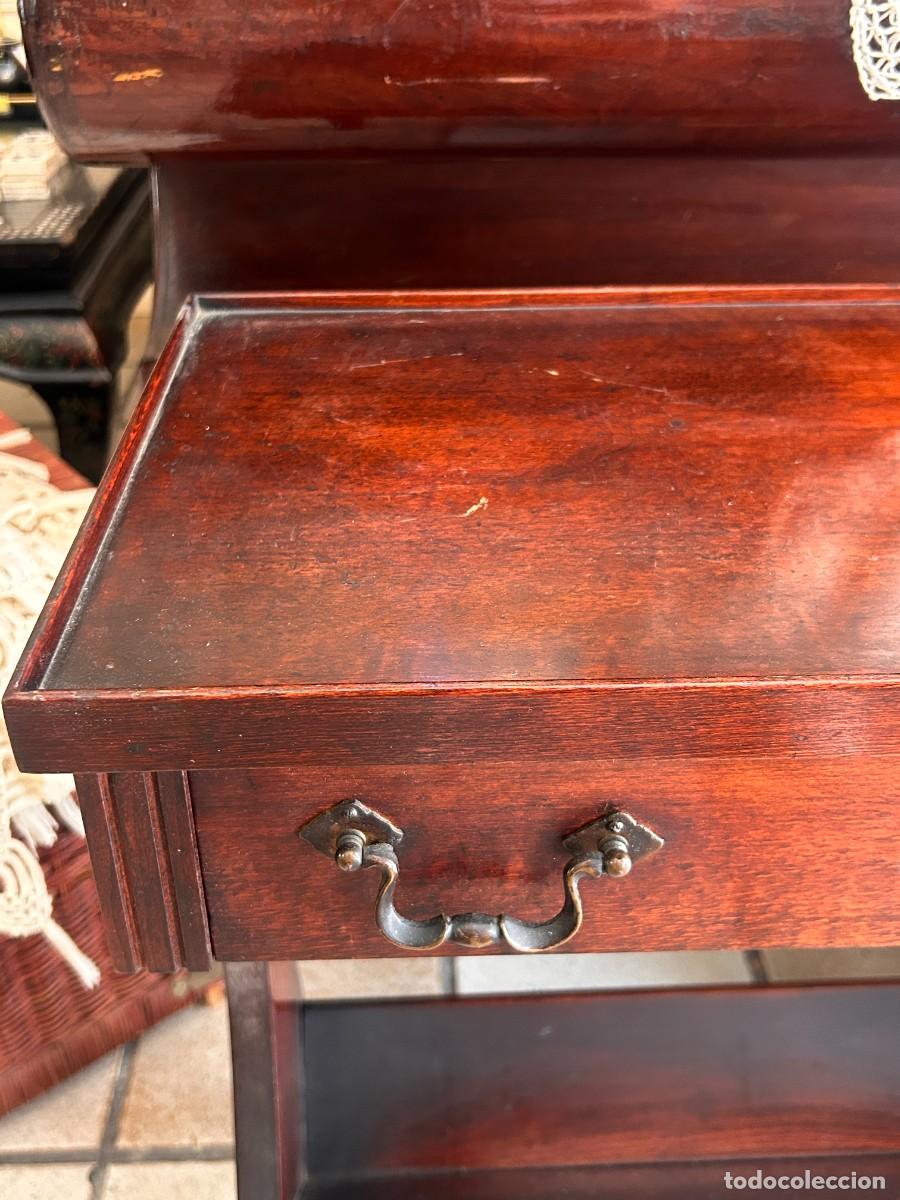 Vintage: Mesita auxiliar de madera - Foto 5