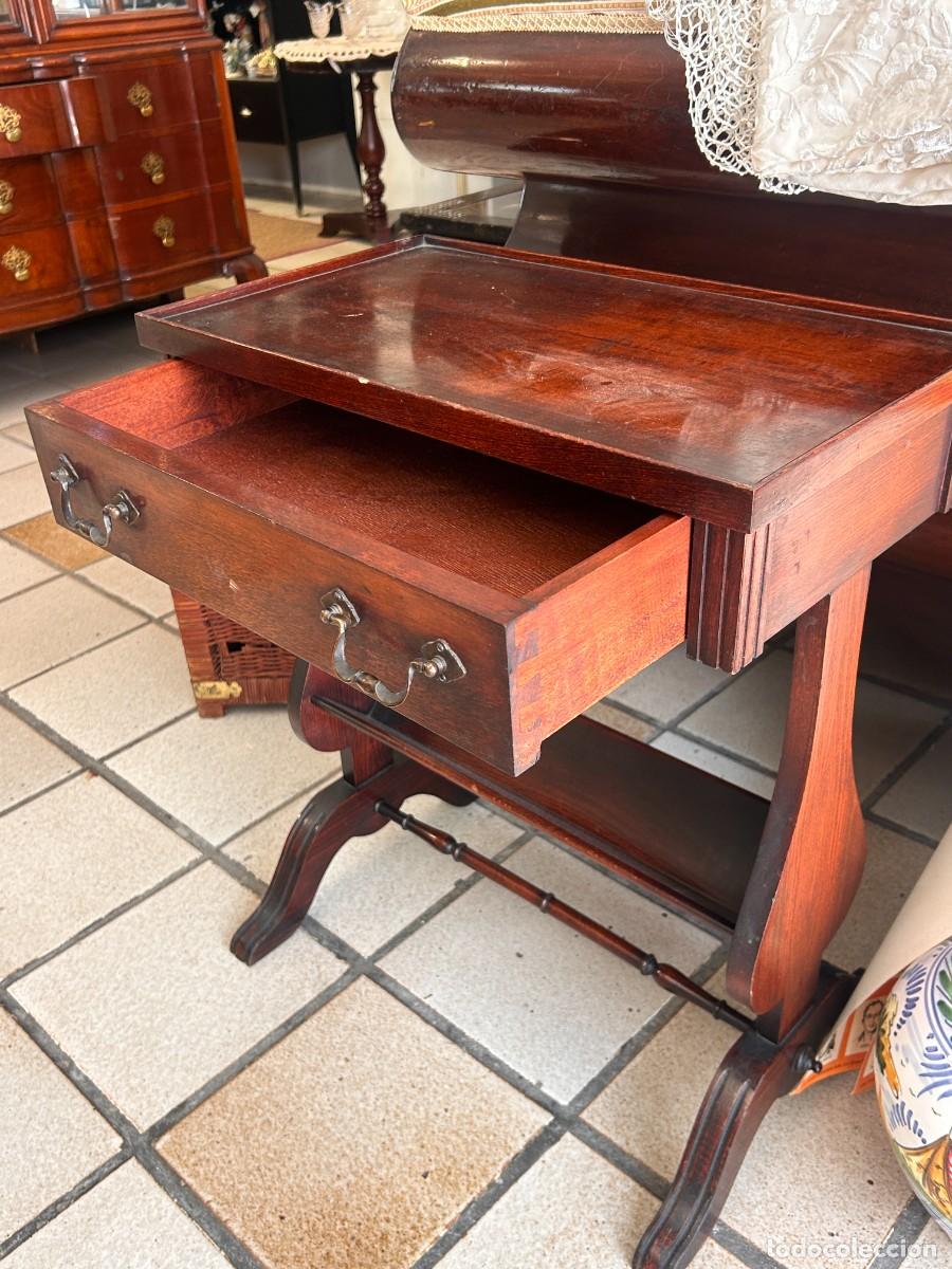 Vintage: Mesita auxiliar de madera - Foto 6