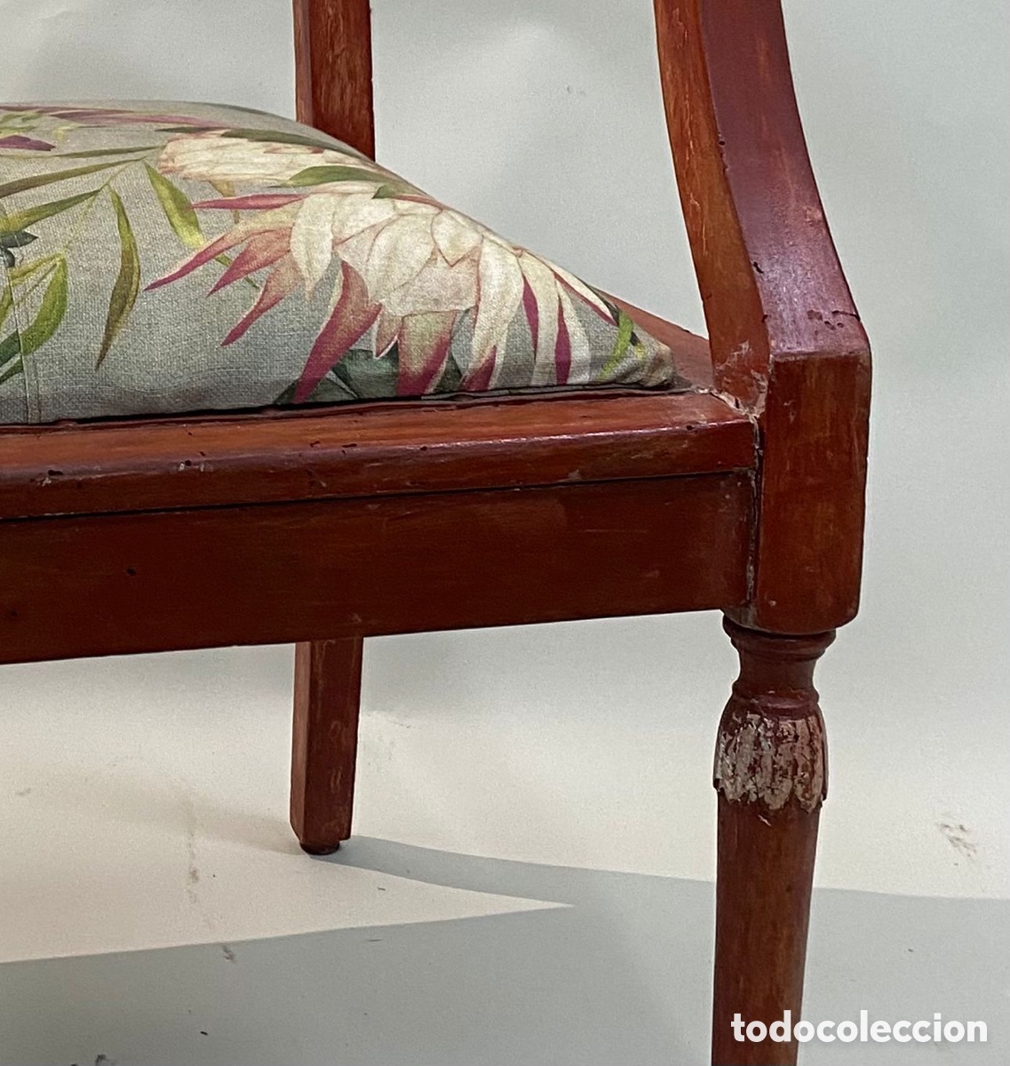 Vintage: Silla, butaca madera haya - Foto 5