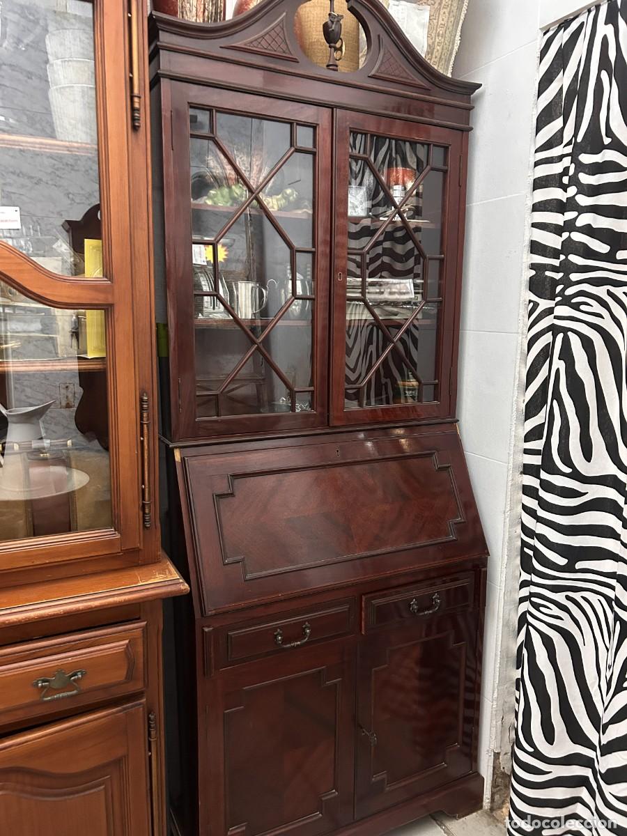 Vintage: Vitrina secreter cl&aacute;sica