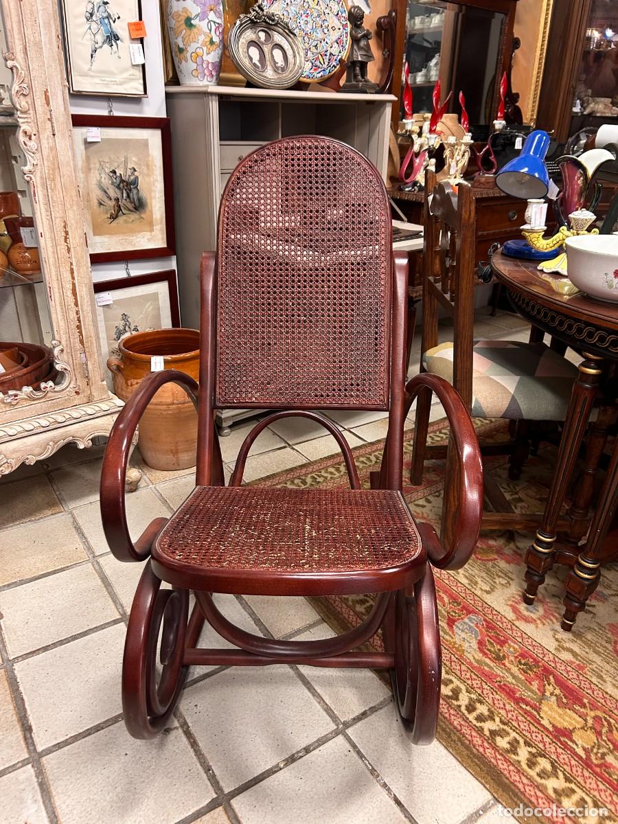 Vintage: Mecedora vintage madera