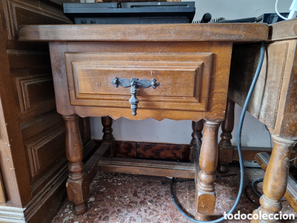 Vintage: Mesitas auxiliares de madera (NO HAGO ENVIOS)
