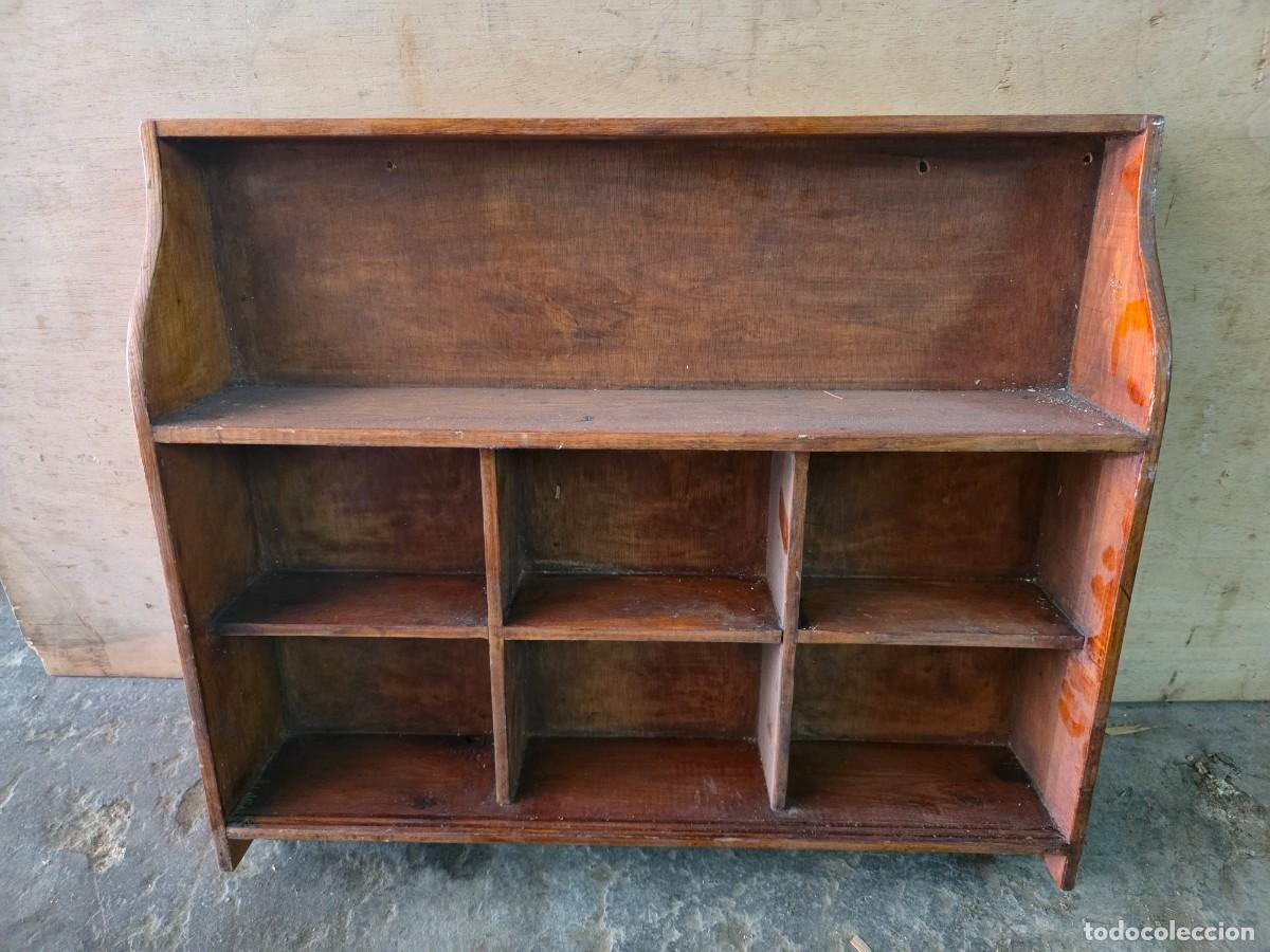 Vintage: ESTANTE MADERA PARED