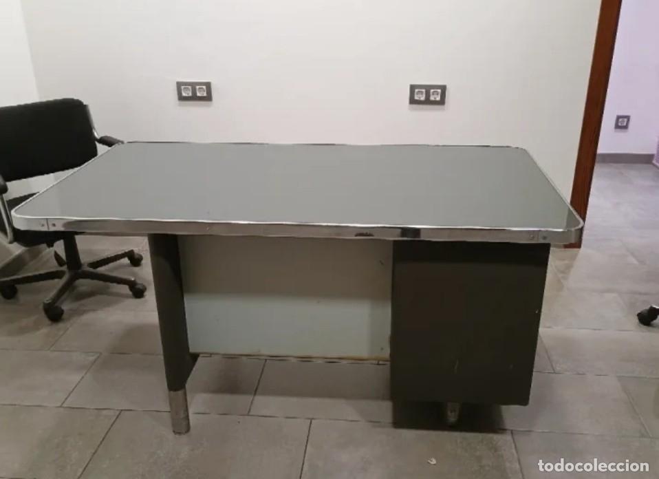 Vintage: Mesa de oficina vintage a&ntilde;os 70