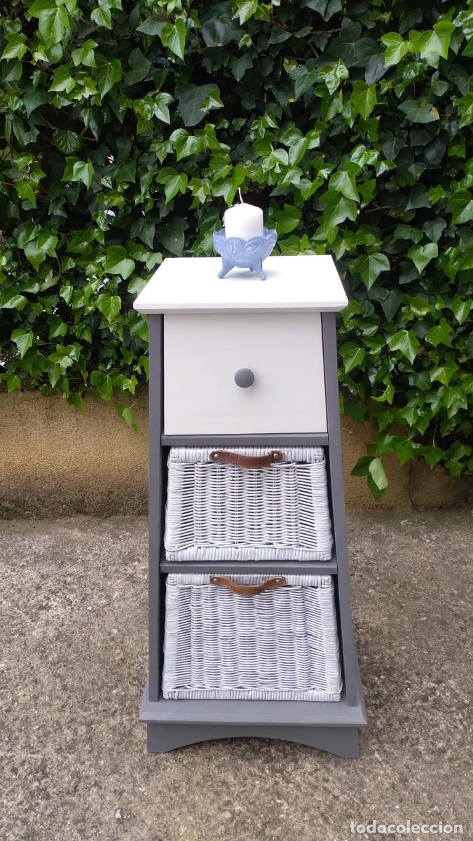 Vintage: Mueble auxiliar Vintage Pintado