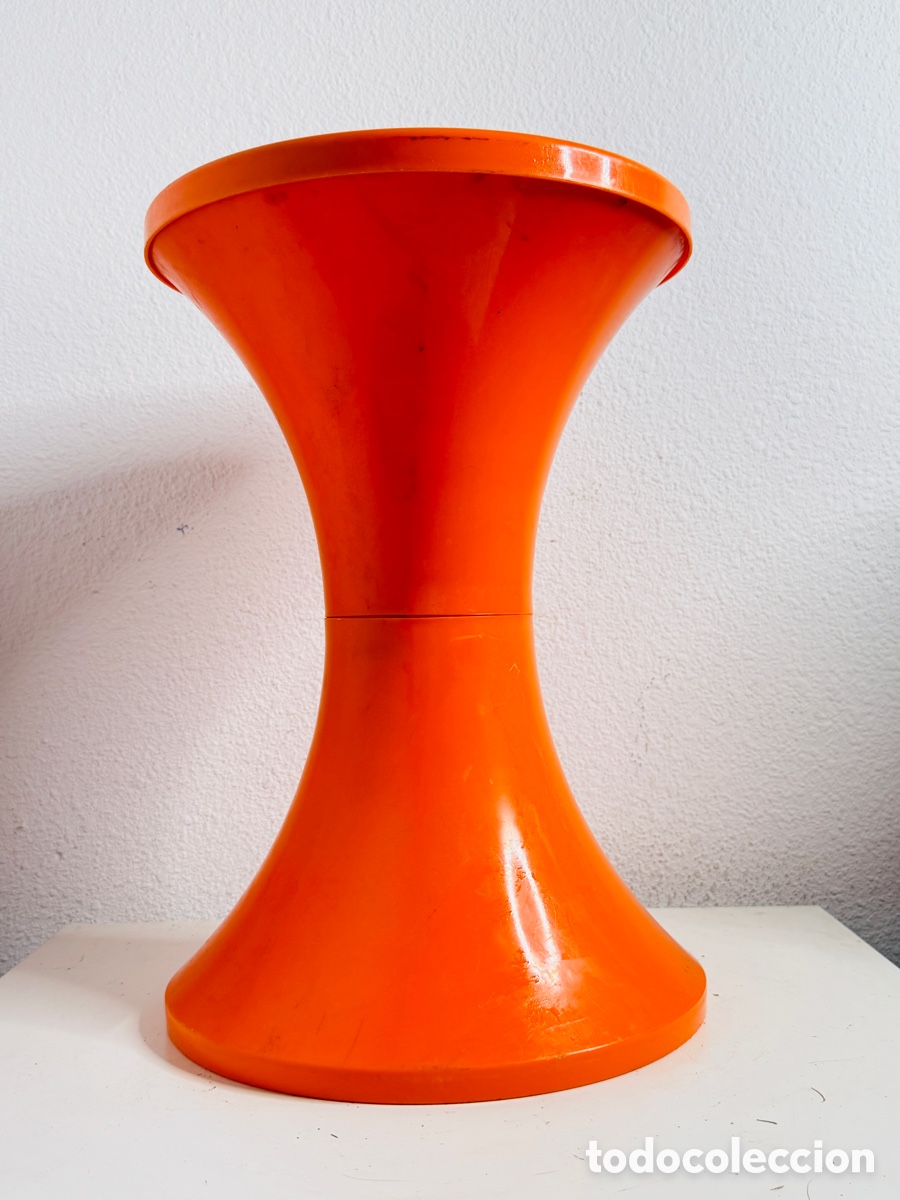 Vintage: Tam Tam Taburete Stamp Di&aacute;bolo Space Age Design 45 cm