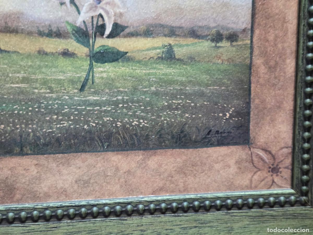 Vintage: cuadro con lamina gastos de envio 5&euro; - Foto 3