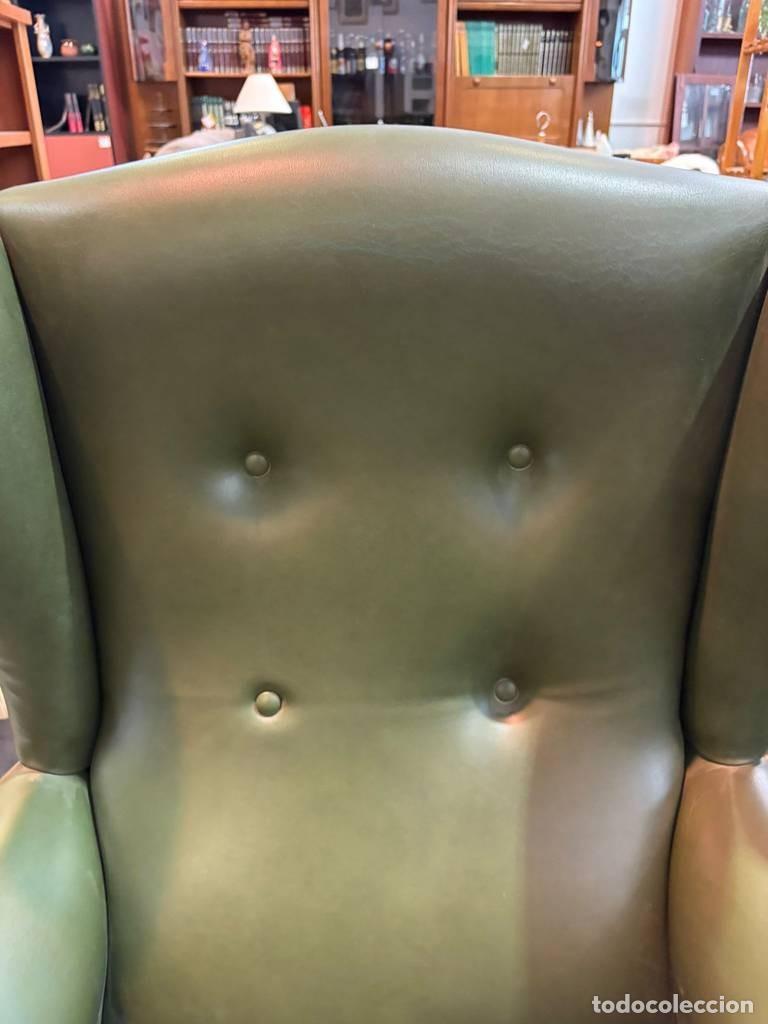 Vintage: PAREJA DE SILLONES VERDES - Foto 7