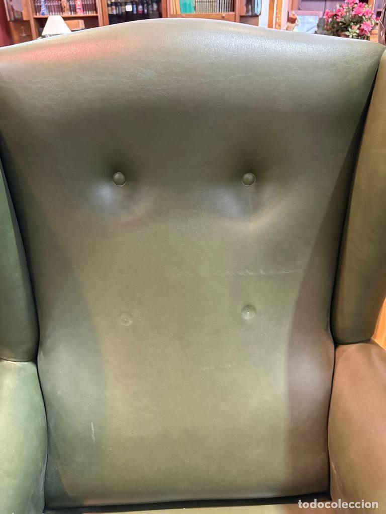 Vintage: PAREJA DE SILLONES VERDES - Foto 8